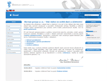 Tablet Screenshot of bernas.cz